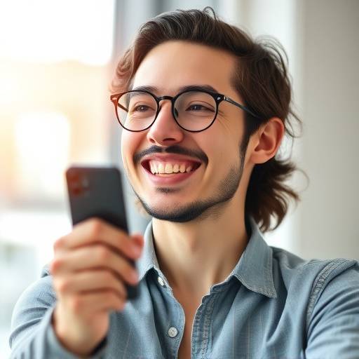 A person happily using a screen reader to browse the Vitality Compass website